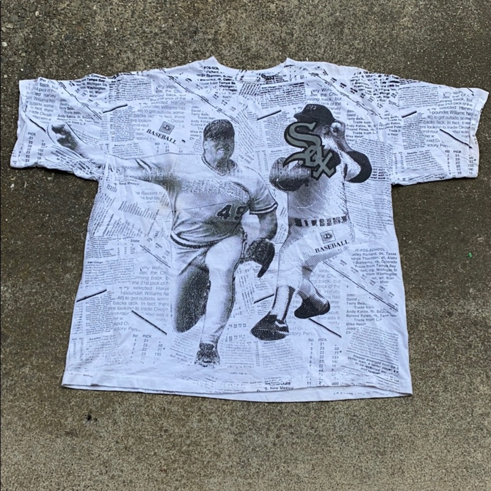 white Sox all around print (Large) Vintage